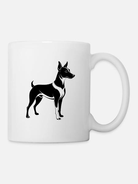 Rat Terrier - Tasse - Weiß