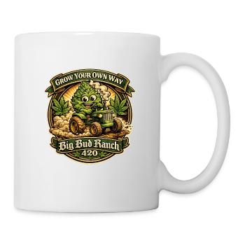 Faites pousser à votre façon, BigRanch - Mug blanc - blanc - Droite