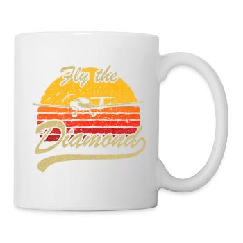 Fly the Diamond Sunset - Mug - white - Right