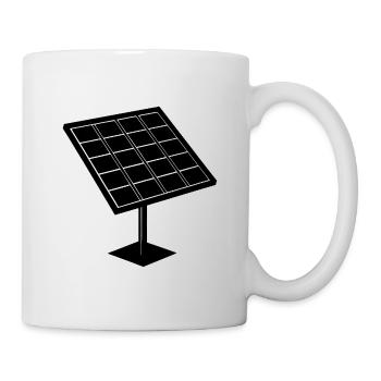 Panneaux solaires - Mug blanc - blanc - Droite