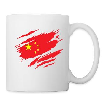 Chine Drapeau Chinois Chinoise - Mug blanc - blanc - Droite