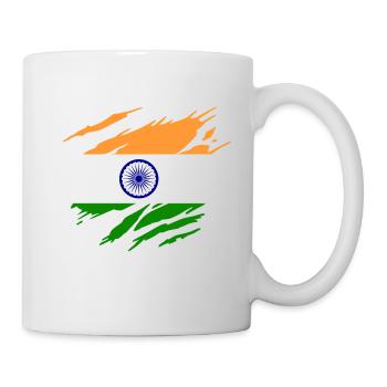 India Indian Flag Indian - Mug - white - Right