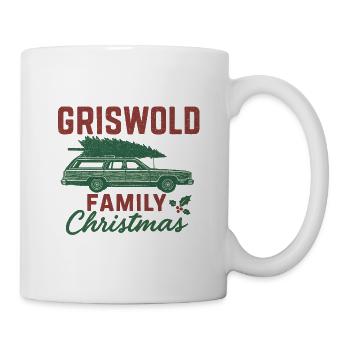 Griswold Familien-Weihnacht Auto - Tasse - Weiß - Rechts