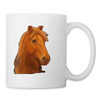 Pastel Horse - Mug blanc - blanc - Droite
