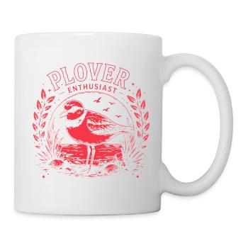 Plover Enthusiast Plover Bird Artwork - Mug - white - Right