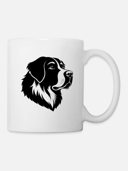 St. Bernhard - Tasse - Weiß