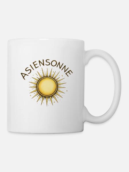 Golden Sunbeams Emblem - Mug - white