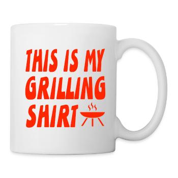 Griller - Mug blanc - blanc - Droite