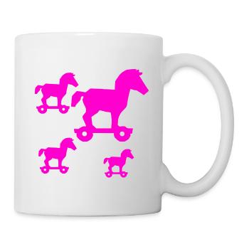horses - Mug - white - Right
