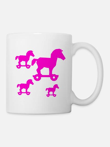Pferde - Tasse - Weiß