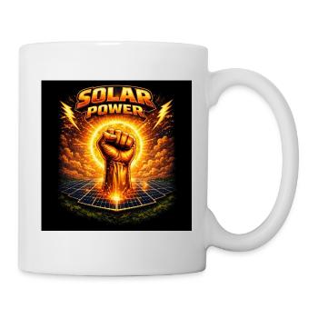 Solar Power Fist - Mug - white - Right
