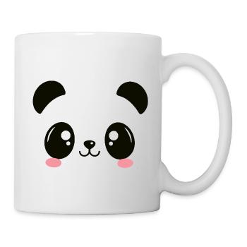Cute Kawaii Style Panda T-Shirt - Mug - white - Right