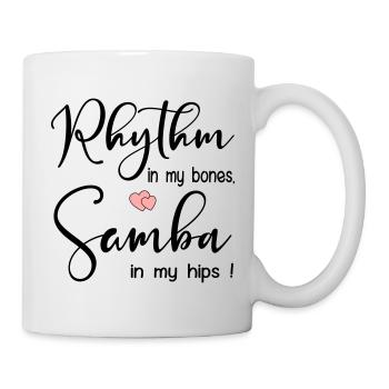 Samba Rhythm Dancing - Mug - white - Right