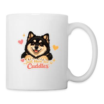 Lapphund finlandais – Juste là pour les câlins - Mug blanc - blanc - Droite