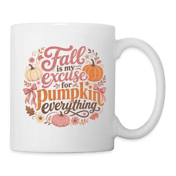 Pumpkin design for pumpkin fans - Mug - white - Right