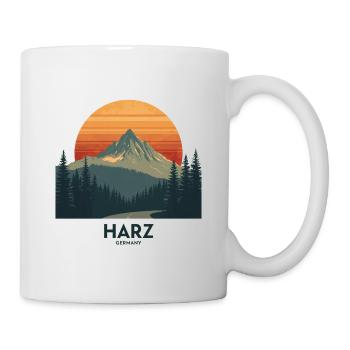 Resin Vintage Sunset | National Park Style - Mug - white - Right