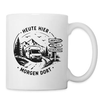 Morgen Dort Abenteuerpfad - Tasse - Weiß - Rechts