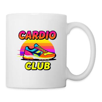 Neon Sneaker Cardio Club - Mug - white - Right