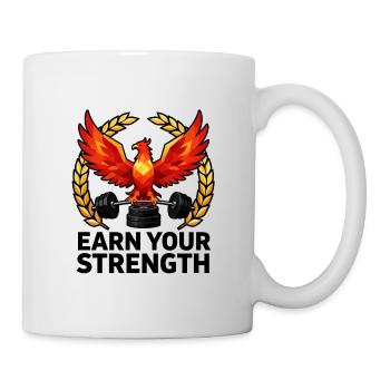 Phoenix Lifts Weights Emblem - Mug - white - Right