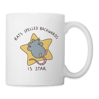 Rats Spelled Backwards Is Star Funny Mouse - Mug - white - Right