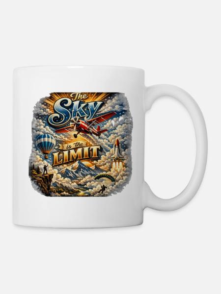 Le ciel est la limite - Mug blanc - blanc