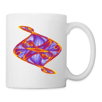 Golden Dance – Strange Attractor - Mug - white - Right