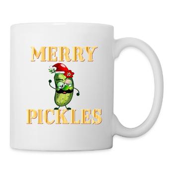 Cornichons Joyeux Noël - Mug blanc - blanc - Droite