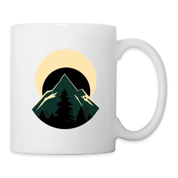 Évasion de la Montagne de la Lune Nordique - Mug blanc - blanc - Droite
