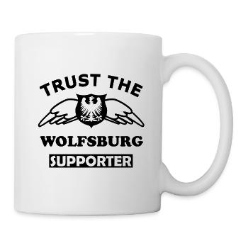 Wolfsburg Supporter - Tasse - Weiß - Rechts