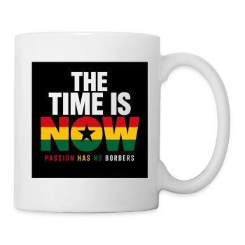The Time Is Now No Borders - Mug - white - Right