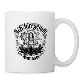 I’m Enough Namaste - Yoga Bohème - Mug blanc - blanc - Droite