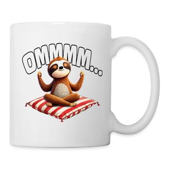 Ommmm... Sloth Meditation - Mug - white - Right