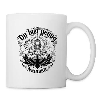 Tu es assez Namasté - Yoga Bohème - Mug blanc - blanc - Droite