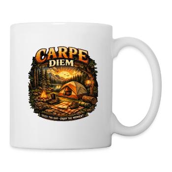 Carpe Diem Campfire Sunset - Mug - white - Right