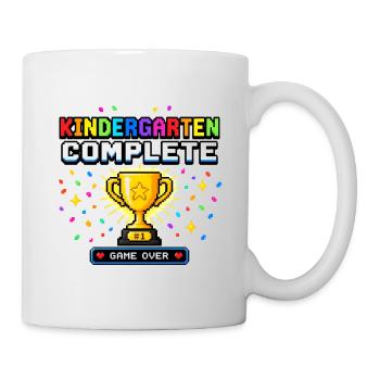 Kindergarten Complete Cup 8-Bit – Conception de jeux - Mug blanc - blanc - Droite
