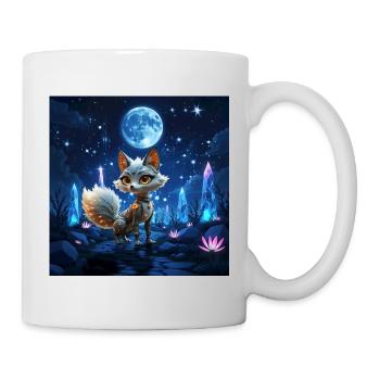 Neon Lunar Fox - Mug - white - Right