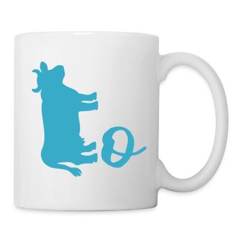 Vache suédoise - Mug blanc - blanc - Droite