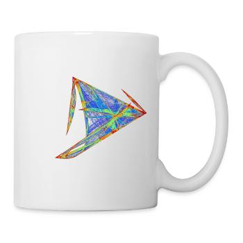 Voile Légère du Chaos – Attracteur Étrange - Mug blanc - blanc - Droite