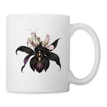 Orchid Mantis & Black Orchid  - Mug blanc - blanc - Droite