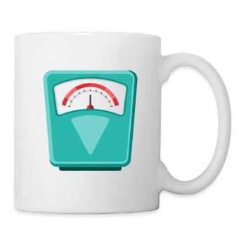 Balance de salle de bain - Mug blanc - blanc - Droite