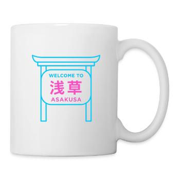 Welcome to Asakusa - Mug blanc - blanc - Droite