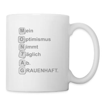 Montagsrätsel - Tasse - Weiß - Rechts