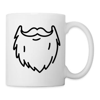 Beard - Tasse - Weiß - Rechts