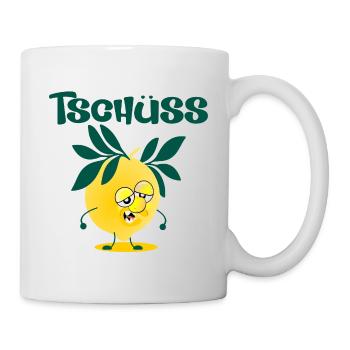 Abschied Jobwechsel Zitrone - Tasse - Weiß - Rechts