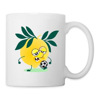 Lemon du football pour enfants - Mug blanc - blanc - Droite