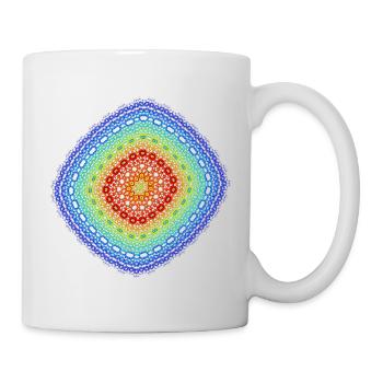 Kathedrale des Chaos – Fractal Geometry - Tasse - Weiß - Rechts