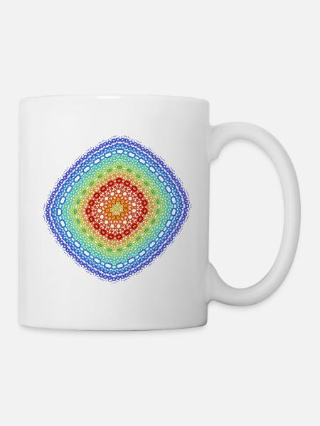 Kathedrale des Chaos – Fractal Geometry - Tasse - Weiß