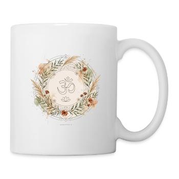 Om Lotus Mandala Yoga Boho Zen - Mug blanc - blanc - Droite