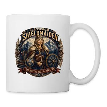 Leiterin des Schildmaiden-Klassenzimmers - Tasse - Weiß - Rechts