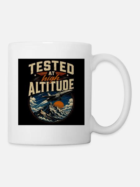 Tests in großer Höhe - Tasse - Weiß